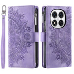 Wallet Case for Xiaomi Redmi Note 14 Pro+ 5G / 14 Pro 5G / Poco X7 5G PU Leather Phone Cover Mandala Flower Pattern
