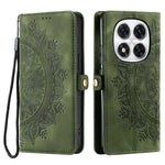 Wallet Case for Xiaomi Redmi Note 14 Pro+ 5G / 14 Pro 5G / Poco X7 5G Leather Phone Cover Skin Feel Totem Imprinted