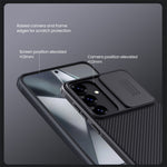 NILLKIN Camshield Pro Series for Samsung Galaxy S25+ Case PC + TPU Slide Camera Lid Phone Cover