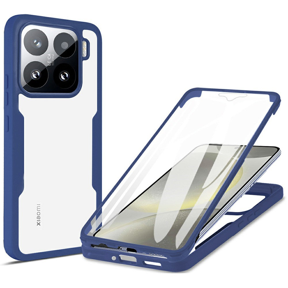for Xiaomi 15 Case Acrylic + TPU Clear Phone Cover with PET Screen Film