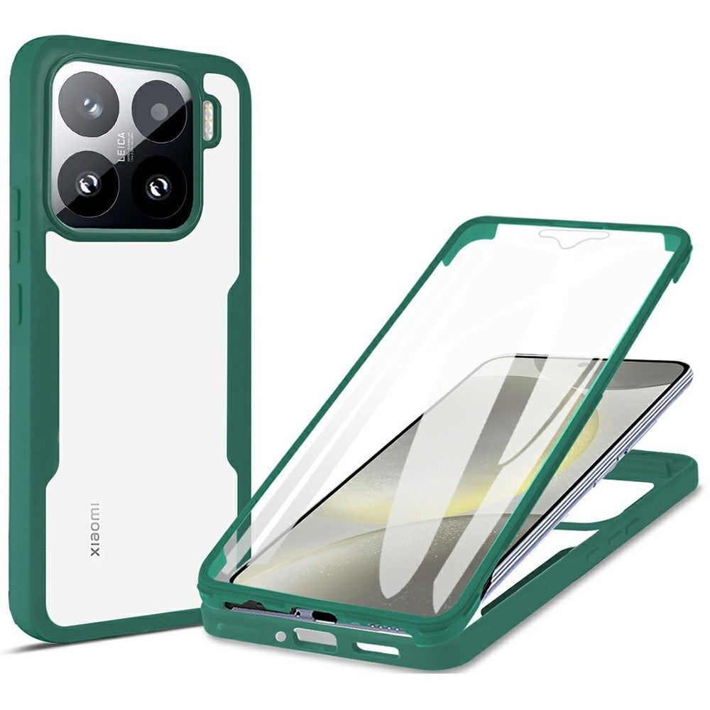 for Xiaomi 15 Case Acrylic + TPU Clear Phone Cover with PET Screen Film