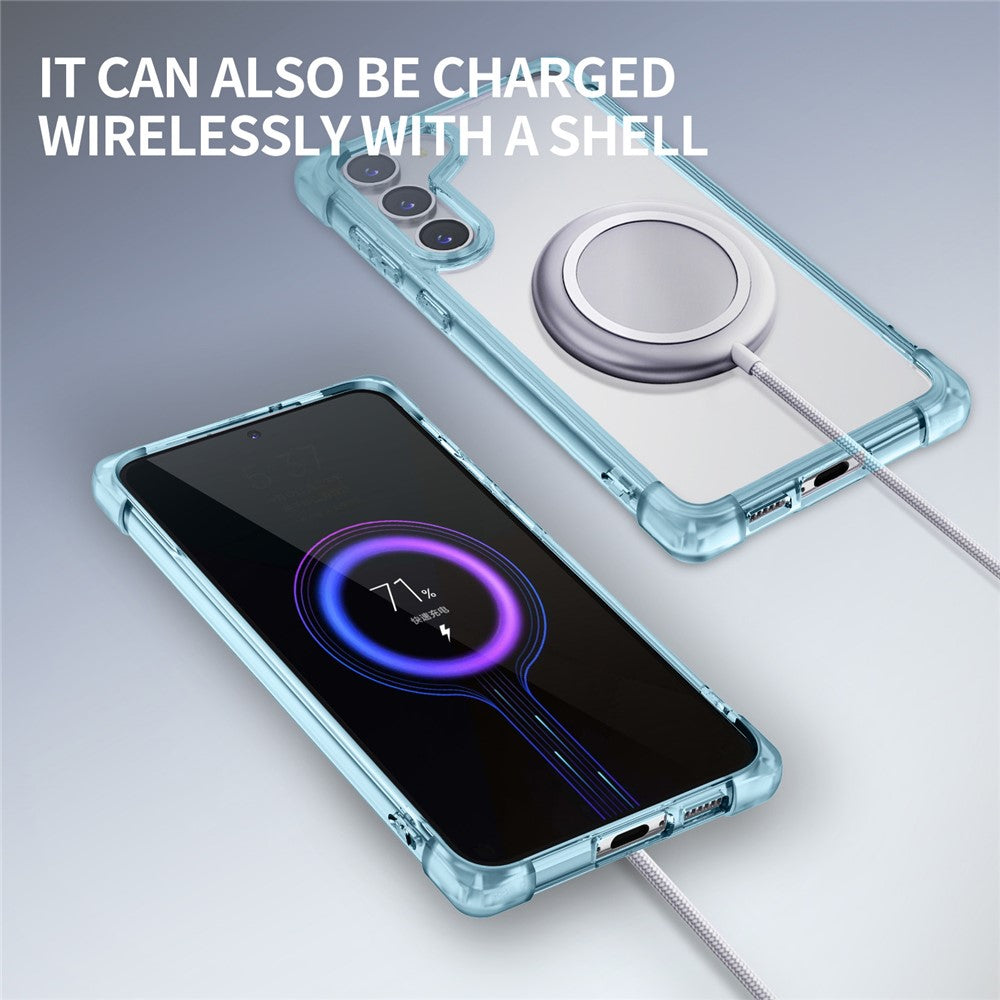 For Samsung Galaxy S23+ Case Reinforced Corners TPU + Acrylic Clear Phone Back Cover