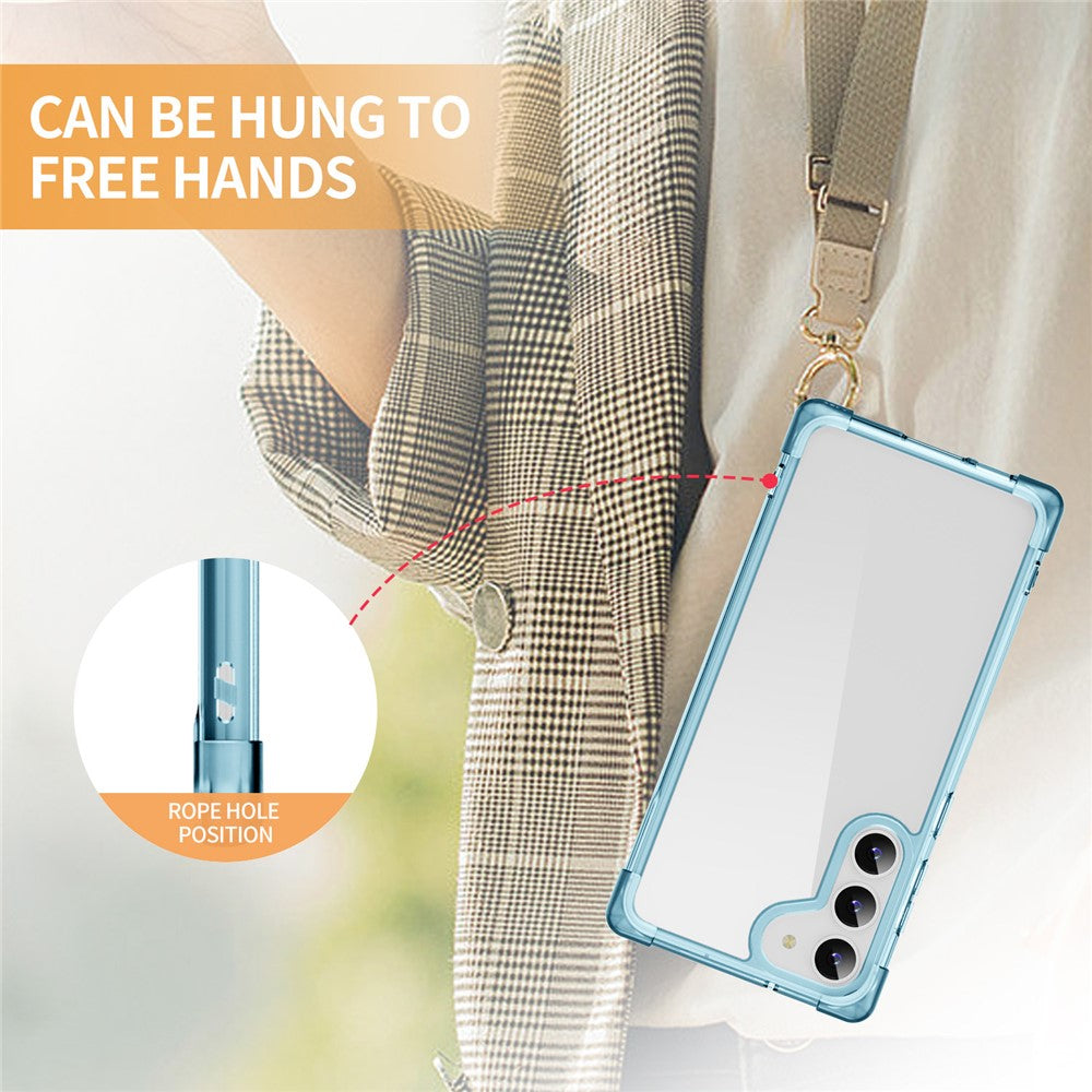 For Samsung Galaxy S23+ Case Reinforced Corners TPU + Acrylic Clear Phone Back Cover