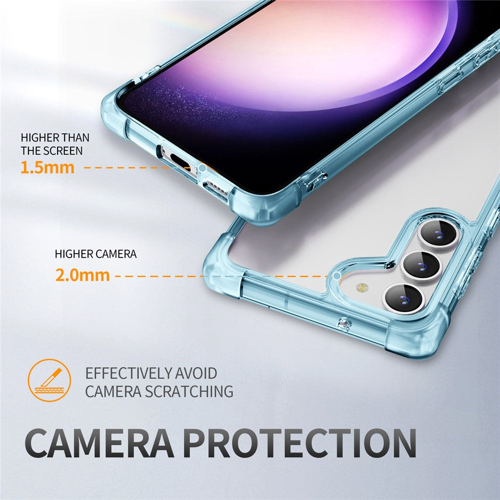 For Samsung Galaxy S23+ Case Reinforced Corners TPU + Acrylic Clear Phone Back Cover