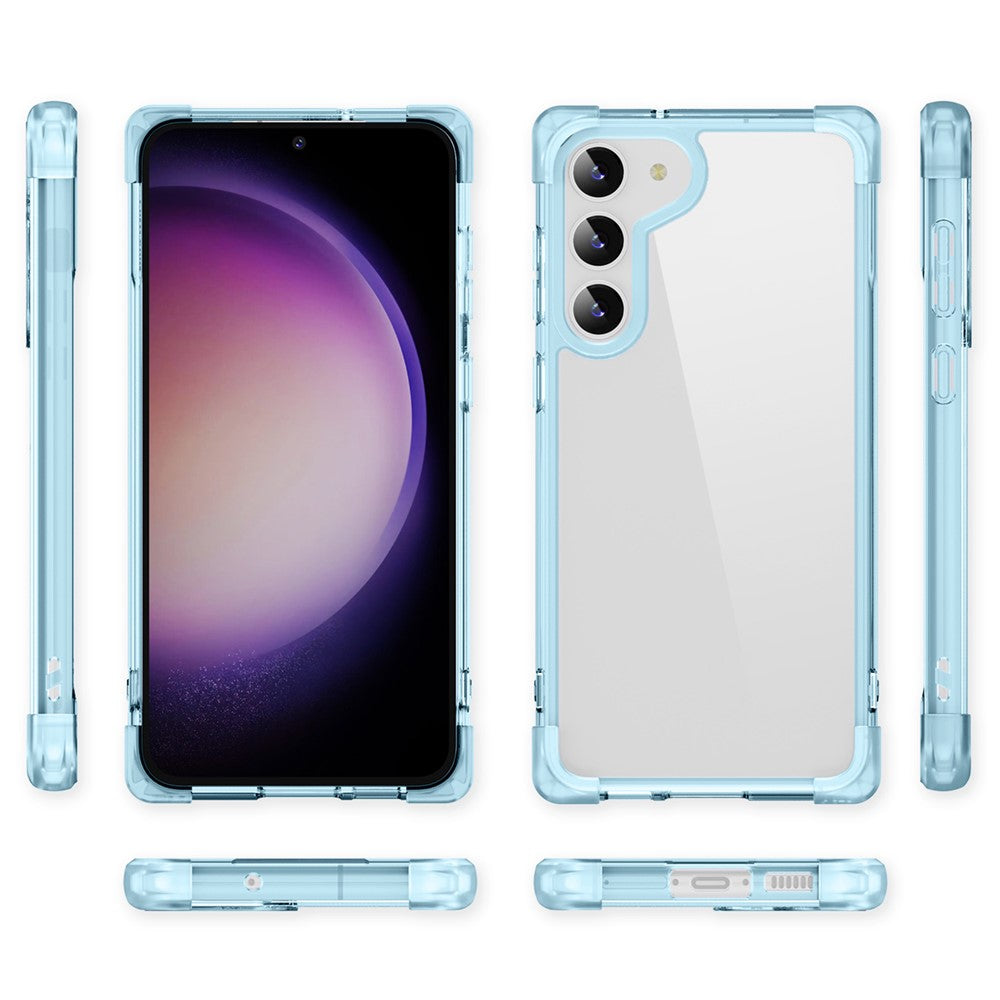 For Samsung Galaxy S23+ Case Reinforced Corners TPU + Acrylic Clear Phone Back Cover