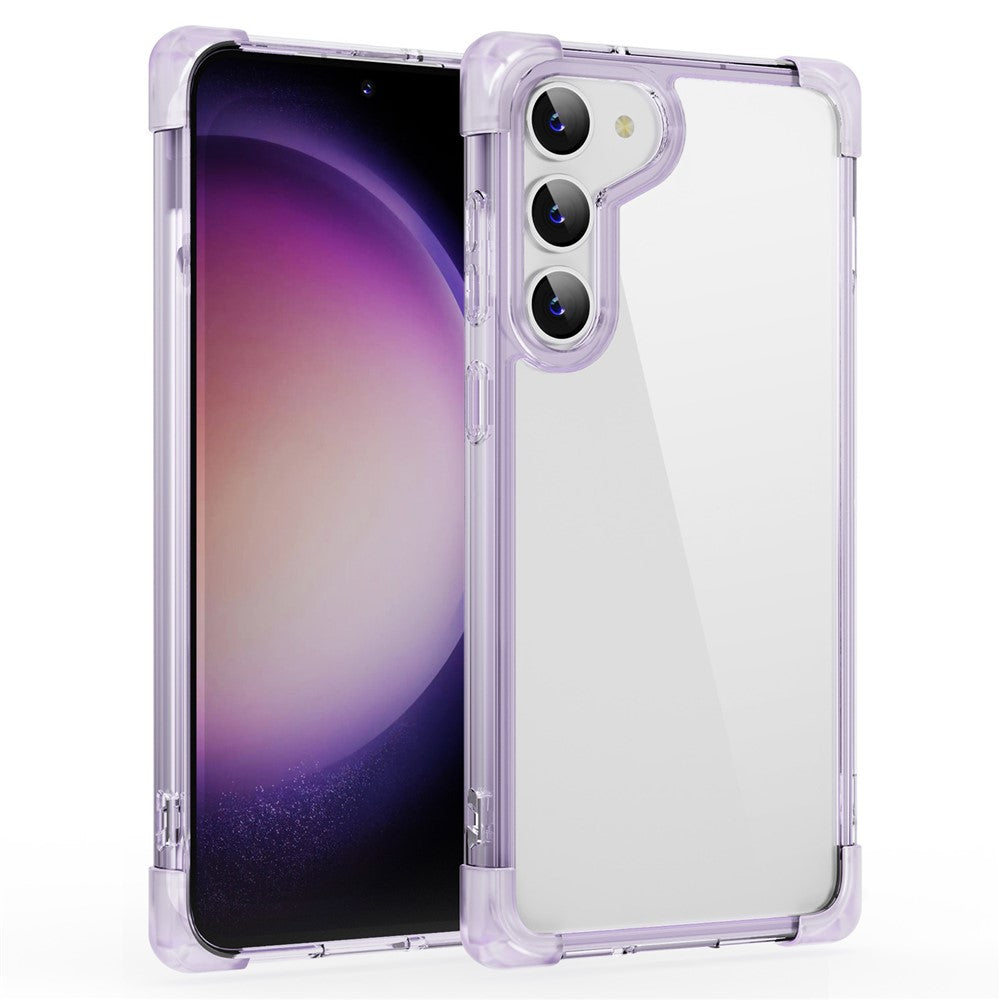 For Samsung Galaxy S23+ Case Reinforced Corners TPU + Acrylic Clear Phone Back Cover