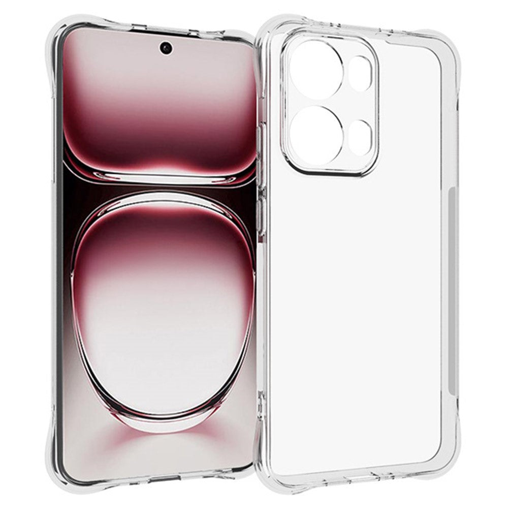 Til Oppo Reno13 Pro 5G TPU Telefoncover Skridsikkert Gennemsigtigt Mobiltelefoncover