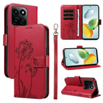 Leather Case for Honor Play 60 Plus 5G / 200 Smart 5G / Play 9T / X7c 4G Wallet Phone Cover Dandelion Imprint