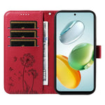 Leather Case for Honor Play 60 Plus 5G / 200 Smart 5G / Play 9T / X7c 4G Wallet Phone Cover Dandelion Imprint