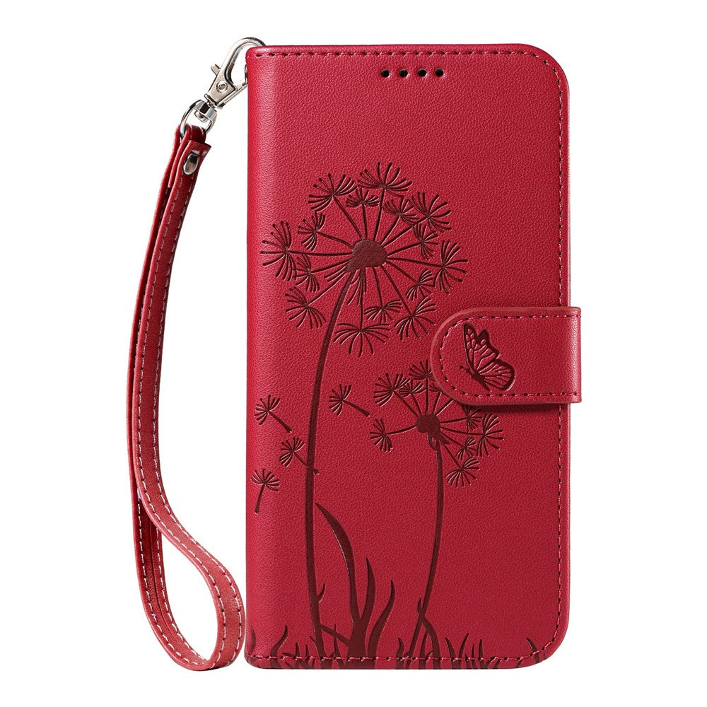Leather Case for Honor Play 60 Plus 5G / 200 Smart 5G / Play 9T / X7c 4G Wallet Phone Cover Dandelion Imprint