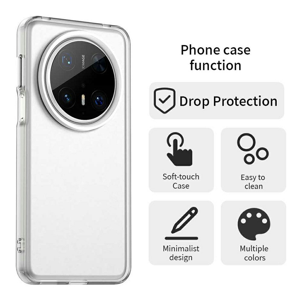 For Huawei Mate 70 Pro / 70 Pro+ Case PC+TPU+PET Matte Anti-Drop Phone Back Cover
