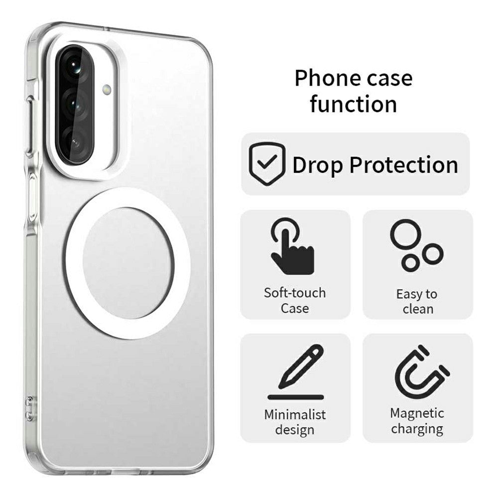 For Samsung Galaxy A26 5G Magnetic Case Anti Drop Hybrid Phone Back Cover