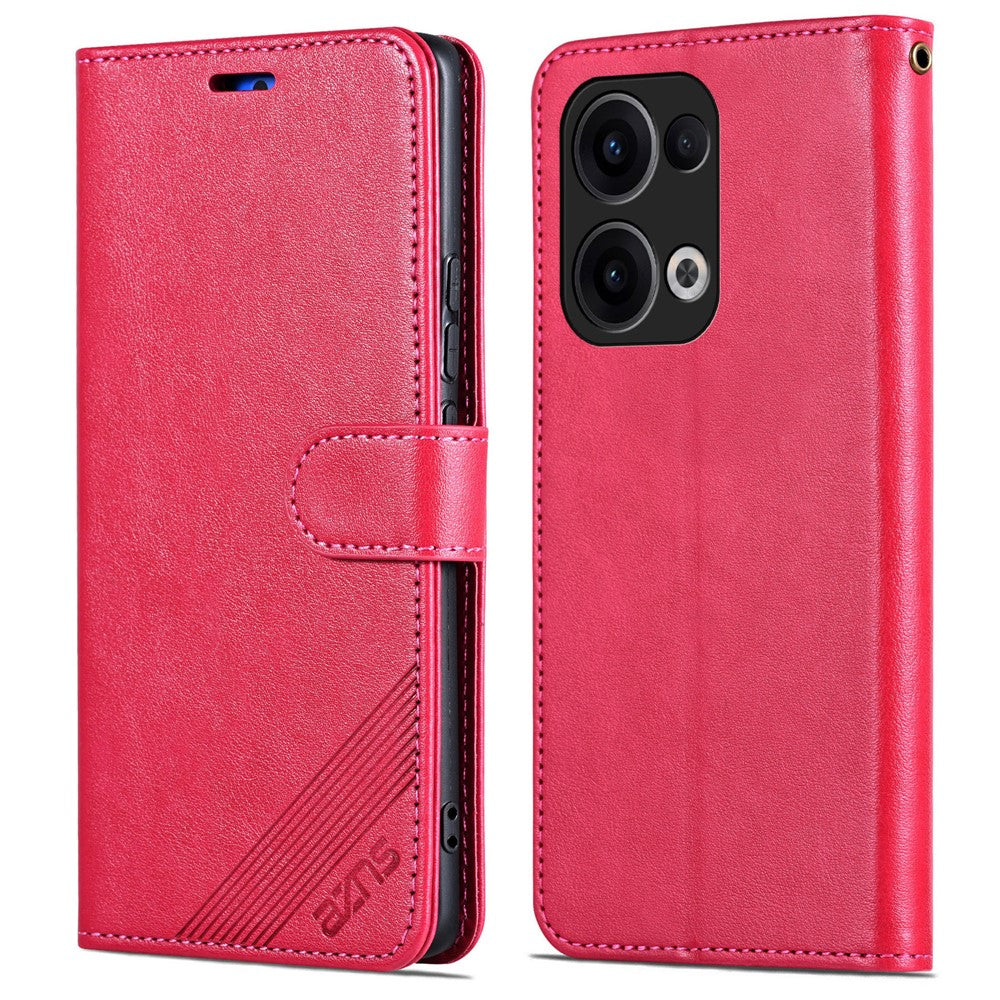 AZNS For Oppo Reno13 5G (Global) Case Anti-Scratch PU Leather Stand Wallet Phone Cover