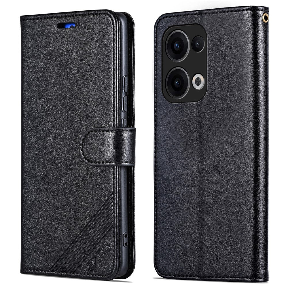 AZNS For Oppo Reno13 5G (Global) Case Anti-Scratch PU Leather Stand Wallet Phone Cover