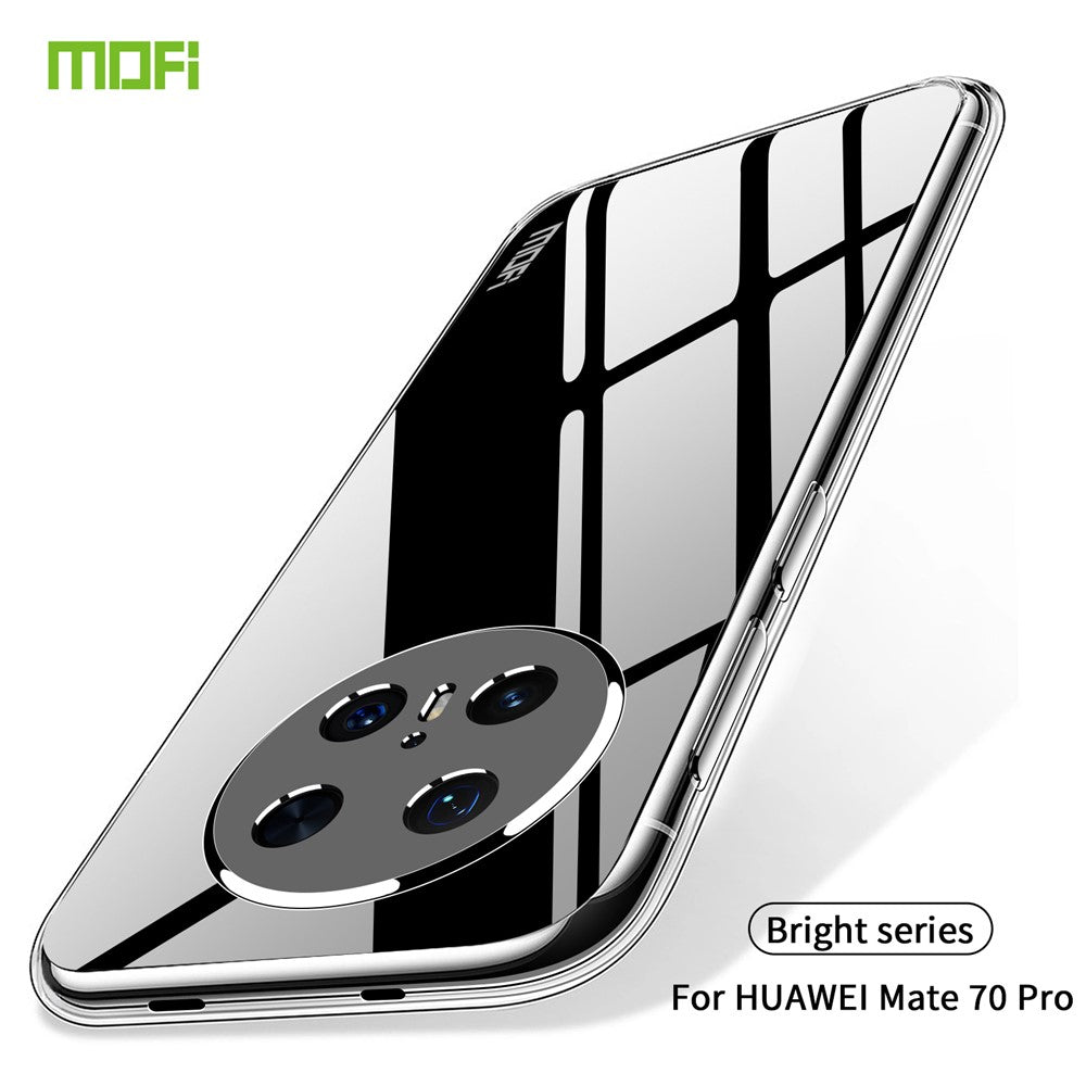 MOFI For Huawei Mate 70 Pro Clear Phone Case  Ultra-Thin TPU Phone Back Cover
