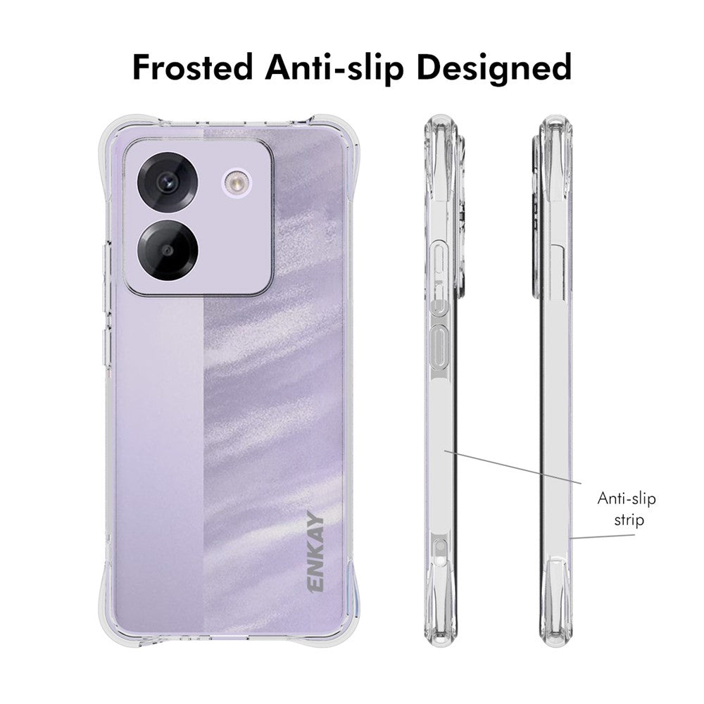 ENKAY HAT PRINCE For Xiaomi Poco M7 Pro 5G Clear Phone Case   Shockproof Anti-slip TPU Cover