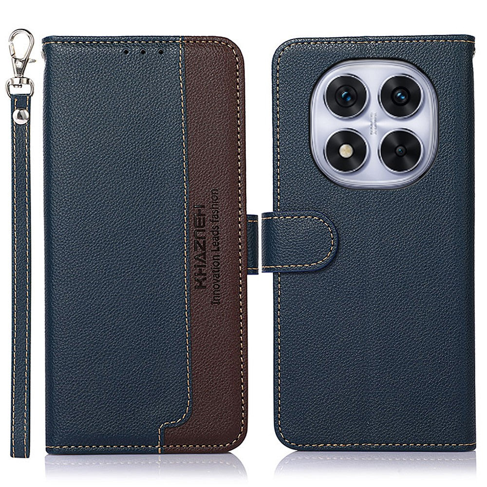 KHAZNEH For Xiaomi Redmi Note 14 Pro 5G / Poco X7 5G Case RFID Blocking Wallet PU Leather Phone Cover
