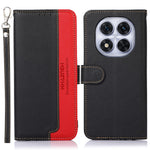 KHAZNEH For Xiaomi Redmi Note 14 Pro 5G / Poco X7 5G Case RFID Blocking Wallet PU Leather Phone Cover