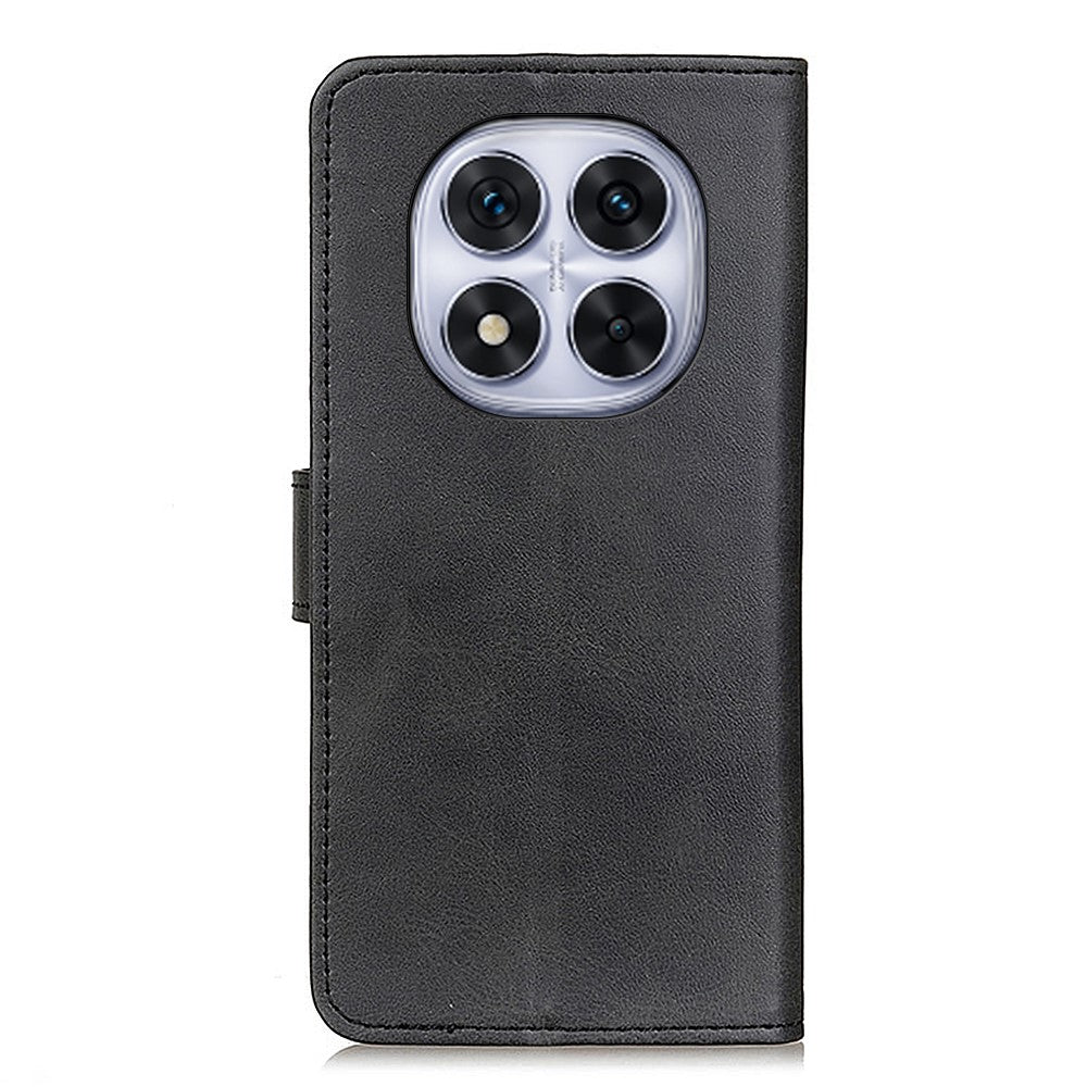 For Xiaomi Redmi Note 14 Pro 5G / Poco X7 5G Wallet Case Cowhide Texture Leather Stand Phone Cover