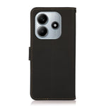 KHAZNEH Wallet Case for Xiaomi Redmi Note 14 5G Genuine Cow Leather Phone Cover