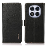KHAZNEH Phone Case for Xiaomi Redmi Note 14 Pro 5G / Poco X7 5G Genuine Cow Leather Cover RFID Blocking
