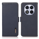 KHAZNEH Phone Case for Xiaomi Redmi Note 14 Pro 5G / Poco X7 5G Genuine Cow Leather Cover RFID Blocking