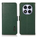 KHAZNEH Phone Case for Xiaomi Redmi Note 14 Pro 5G / Poco X7 5G Genuine Cow Leather Cover RFID Blocking