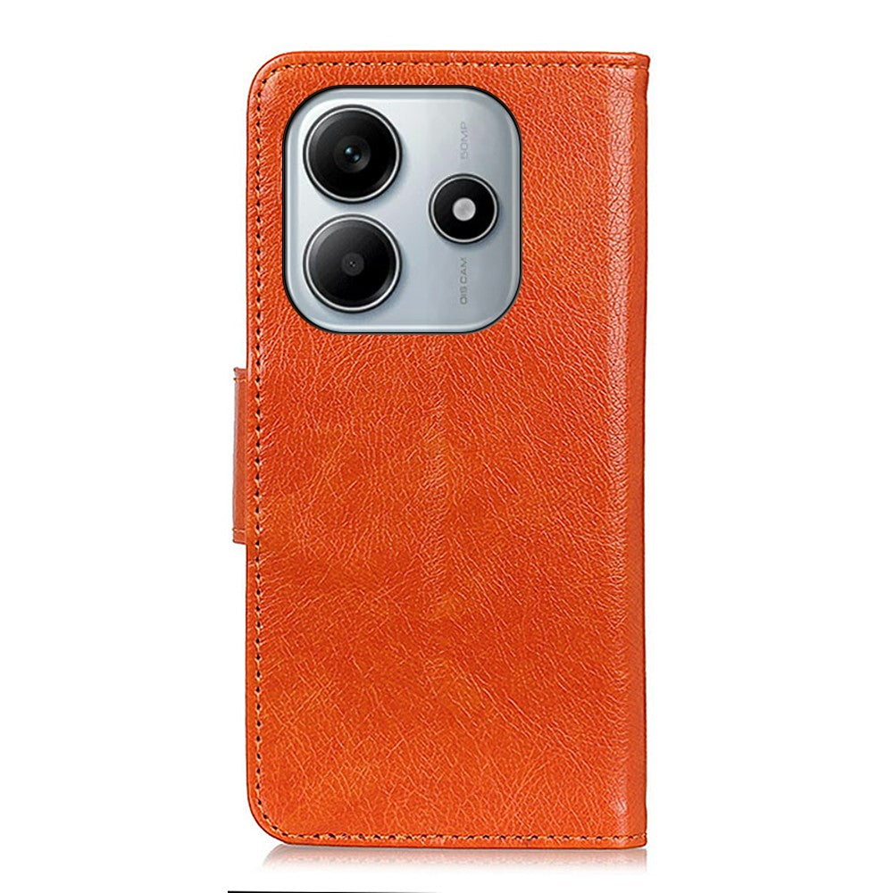 For Xiaomi Redmi Note 14 5G Case Nappa Texture Split Leather Wallet Phone Cover