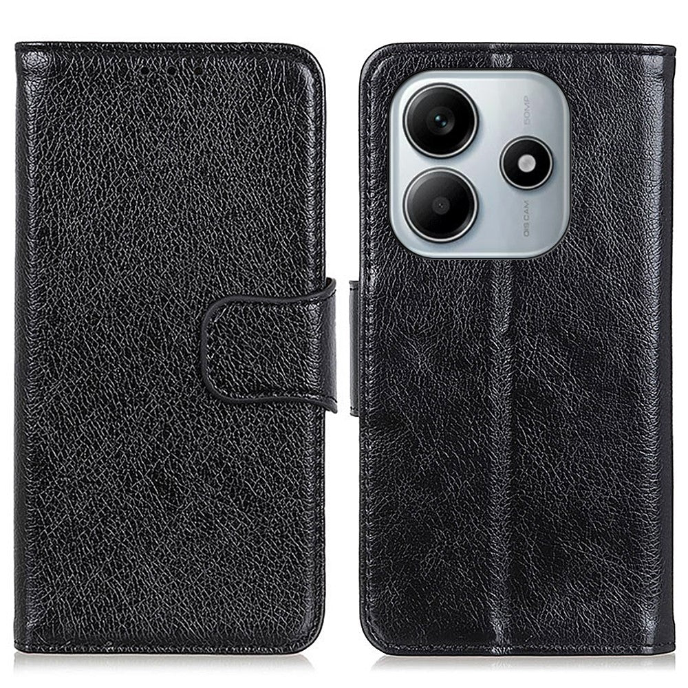 For Xiaomi Redmi Note 14 5G Case Nappa Texture Split Leather Wallet Phone Cover