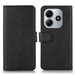 For Xiaomi Redmi Note 14 5G Case Cowhide Texture Leather Wallet Phone Cover with Stand