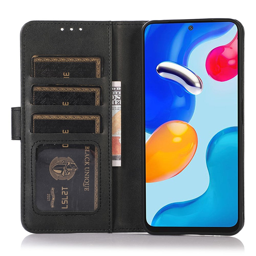 For Xiaomi Redmi Note 14 Pro 4G Case Cowhide Texture Leather Wallet Phone Cover with Stand