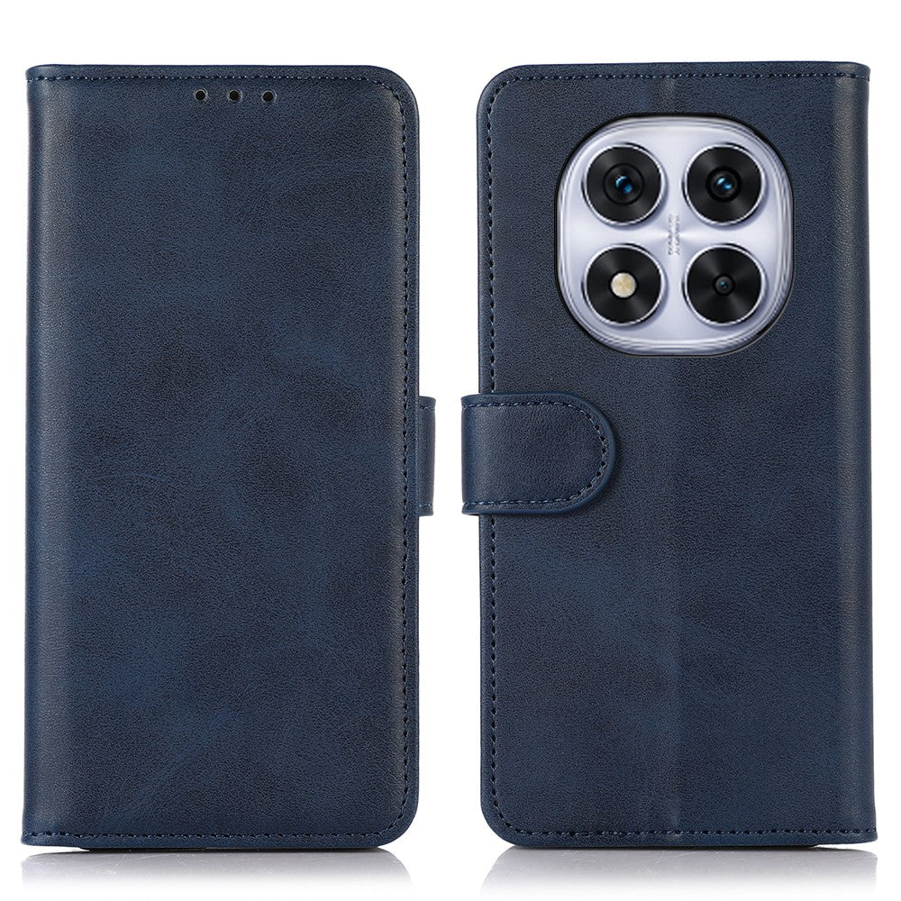 For Xiaomi Redmi Note 14 Pro 4G Case Cowhide Texture Leather Wallet Phone Cover with Stand