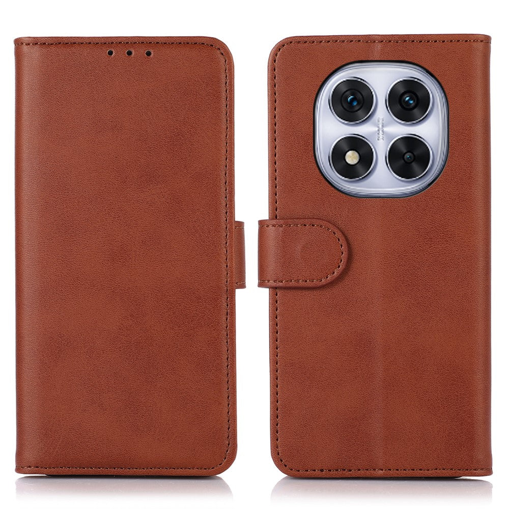 For Xiaomi Redmi Note 14 Pro 4G Case Cowhide Texture Leather Wallet Phone Cover with Stand