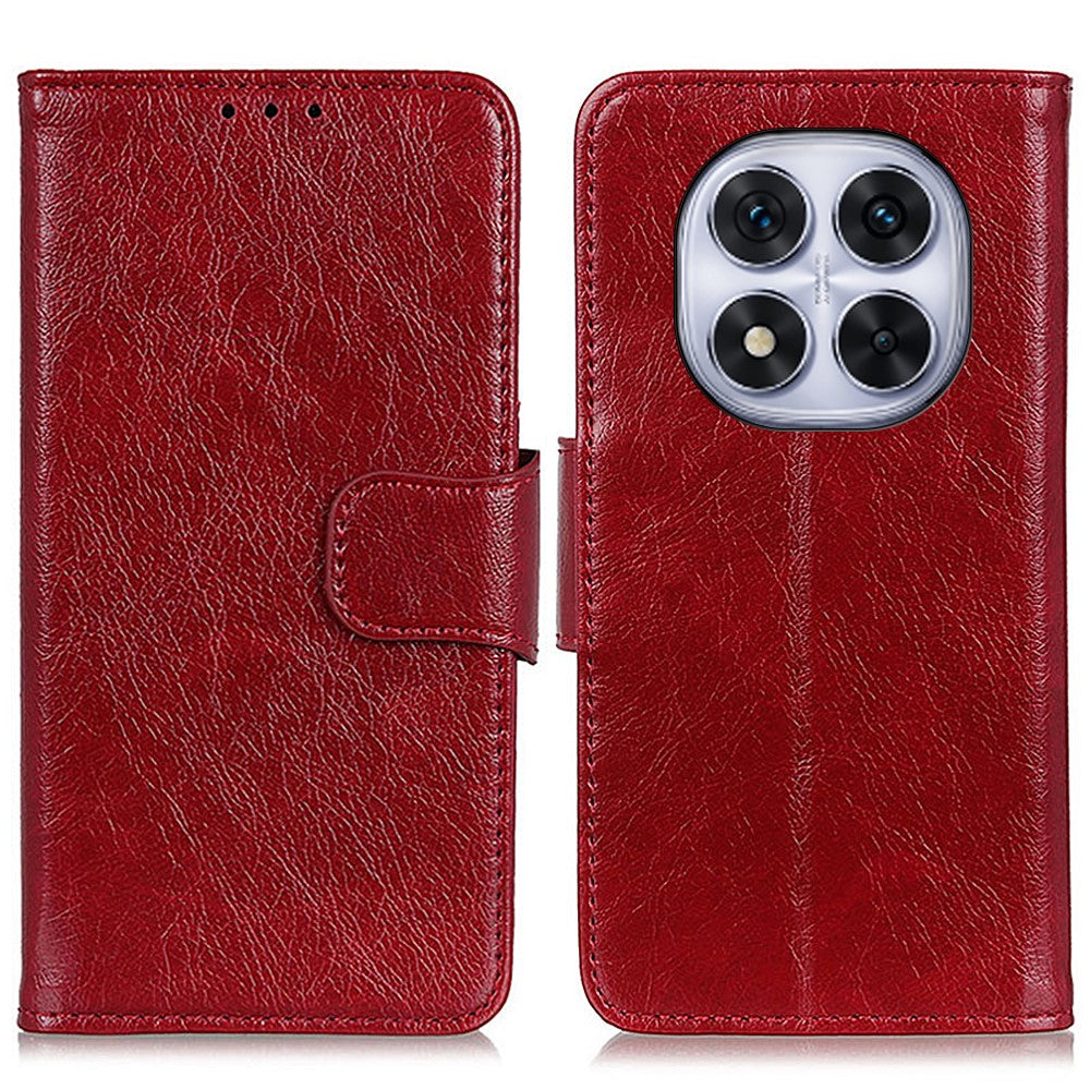 For Xiaomi Redmi Note 14 Pro 4G Case Nappa Texture Split Leather Wallet Phone Cover