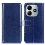 For Xiaomi Redmi Note 14 5G Case Crazy Horse Texture PU Leather Phone Stand Cover