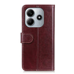 For Xiaomi Redmi Note 14 5G Case Crazy Horse Texture PU Leather Phone Stand Cover