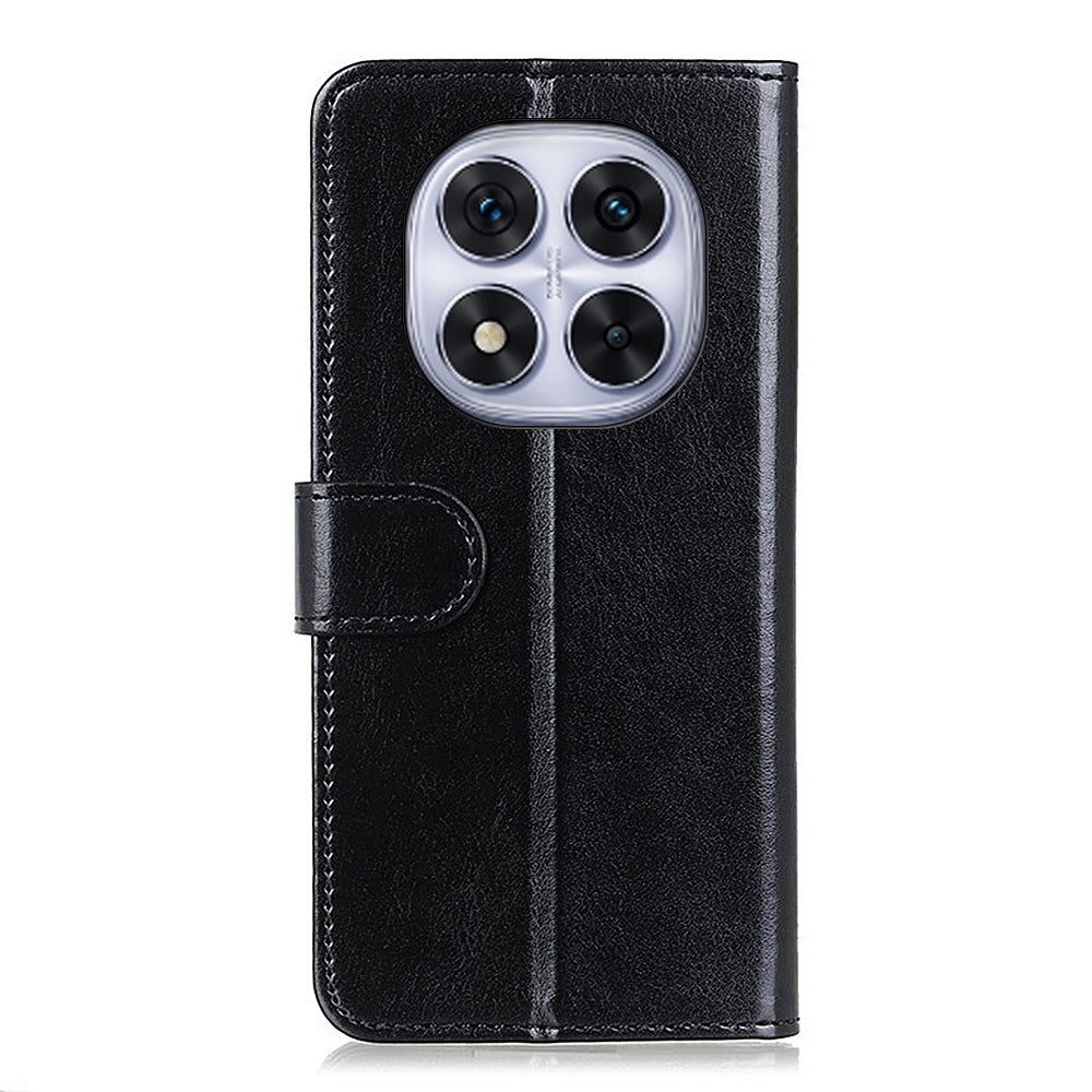 For Xiaomi Redmi Note 14 Pro 4G Case Crazy Horse Texture PU Leather Phone Stand Cover