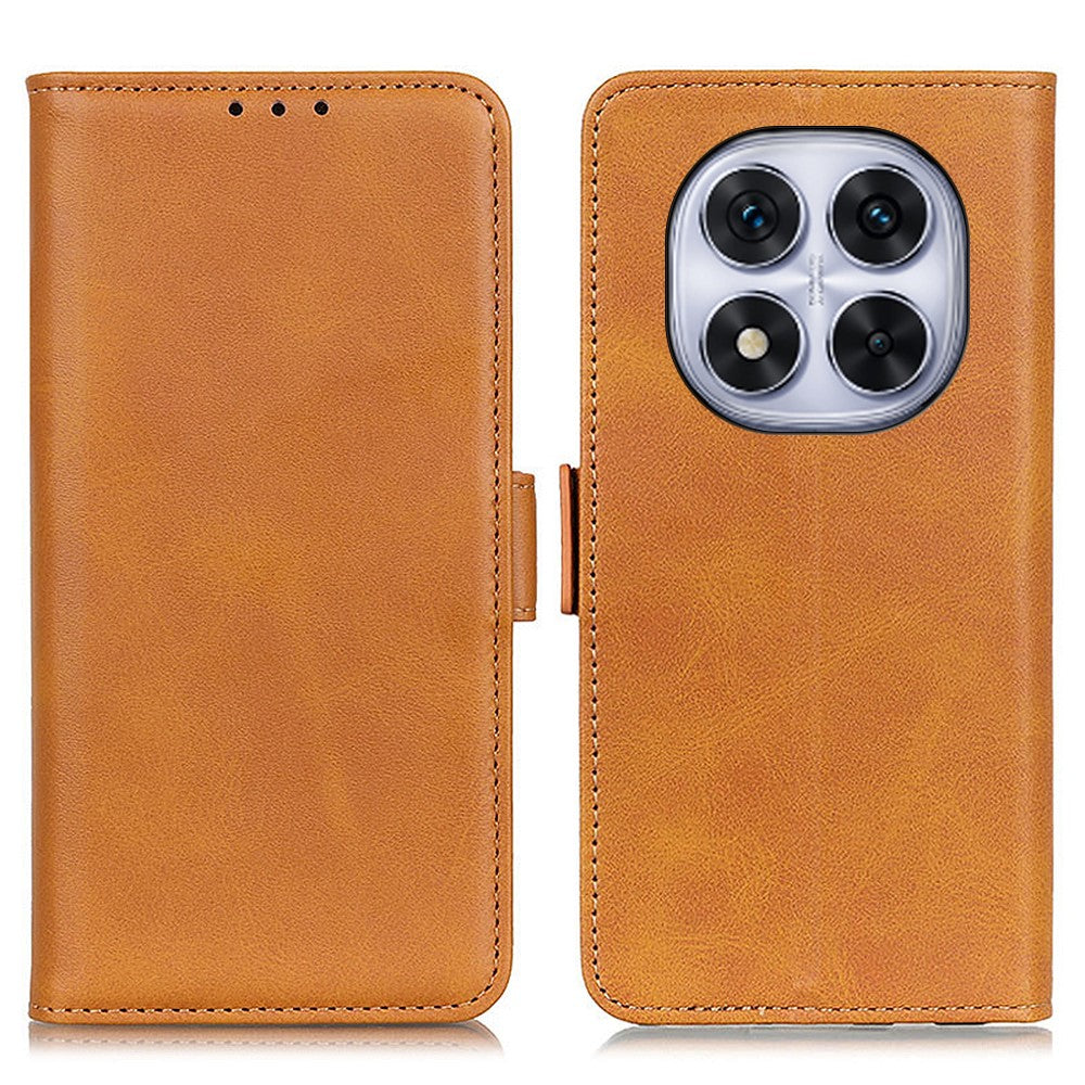 For Xiaomi Redmi Note 14 Pro 4G Case Stand Cowhide Texture PU Leather Phone Cover