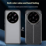 For Xiaomi 15 Ultra Case Litchi Texture TPU Flexible Phone Cover, Black