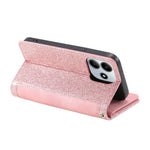 For Xiaomi Redmi Note 14 4G (163.25mm) Case Zipper PU Leather Phone Cover with 9 Card Holder