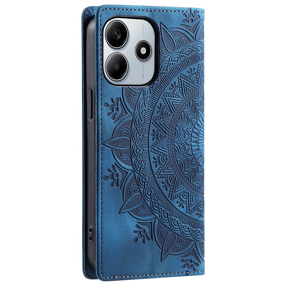Leather Cover for Xiaomi Redmi Note 14 4G (163.25mm) Phone Case Pattern Imprinted