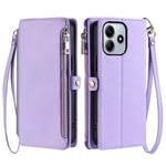 For Xiaomi Redmi Note 14 4G (163.25mm) Leather Case TPU+PU Wallet Phone Cover with Strap