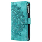 For Xiaomi Redmi Note 14 4G (163.25mm) Wallet Case PU Leather Phone Cover Mandala Flower Pattern