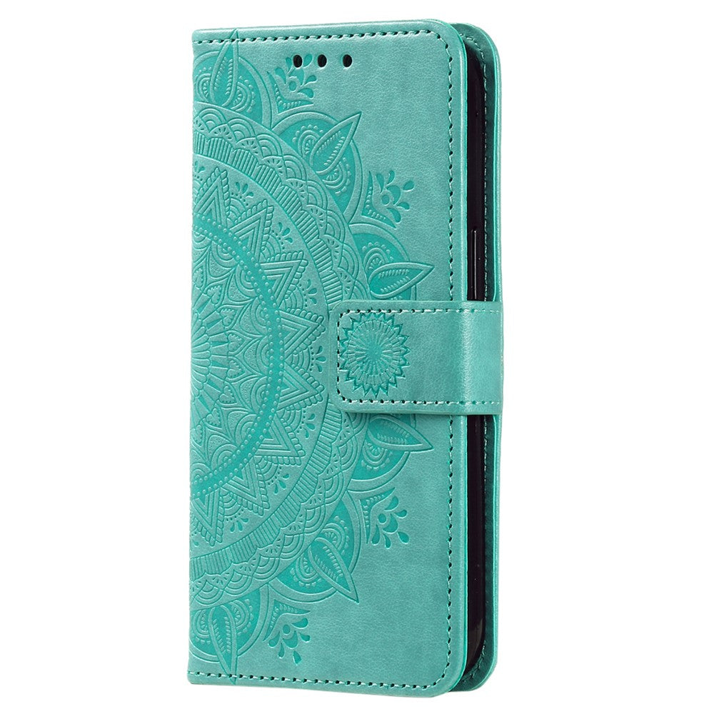 For Xiaomi Redmi Note 14 4G (163.25mm) Stand Case Imprinted Totem PU Leather Wallet Phone Cover