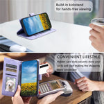 For Xiaomi Redmi Note 14 4G (163.25mm) Case Imprinted Totem Skin Feel Wallet Leather Phone Cover