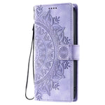For Xiaomi Redmi Note 14 4G (163.25mm) Case Imprinted Totem Skin Feel Wallet Leather Phone Cover