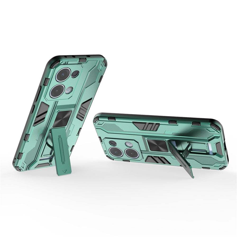 For Oppo Reno13 5G (Global) Case PC + TPU Shockproof Phone Cover with Kickstand