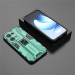 For Oppo Reno13 5G (Global) Case PC + TPU Shockproof Phone Cover with Kickstand