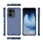 For Oppo Reno13 5G (Global) Case PC + TPU Phone Cover Honeycomb Shape