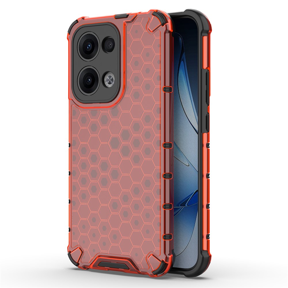 For Oppo Reno13 5G (Global) Case PC + TPU Phone Cover Honeycomb Shape